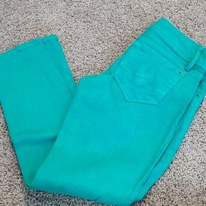 Lilly Pulitzer Skinny Jeans green sz 2